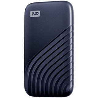 WD 500GB My Passport SSD - Portable SSD, up to 1050MB/s Read and 1000MB/s Write Speeds, USB 3.2 Gen 2 - Midnight Blue, EAN: 619659185657