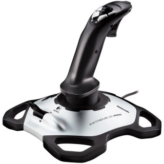 LOGITECH Extreme 3D Pro Joystick - SILVER/BLACK - USB