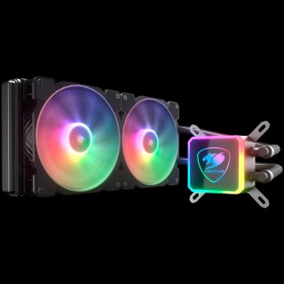 Cougar I Aqua ARGB 280 I 3MAQR280.0003 I AiO Liquid Cooling I Aqua ARGB 280 *1 + 140mm RGB fan x2 + remote control