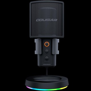 Cougar | Screamer-X | 3H500MK3B.0001 | Microphone| 3 Omni-Dimesion Mic / Noise Reduction / Pop Filter / RGB Base