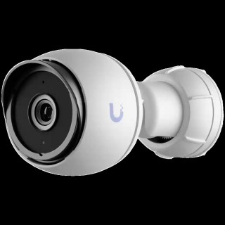 UBIQUITI G4 Bullet; 2K (4MP) video resolution; Flexible 3-axis adjust mount; 9 m (30 ft) IR night vision; AI event detections; Record audio with an integrated microphone; Connect and power using PoE; Ruggedized metal enclosure; Weatherproof (outdoor expos