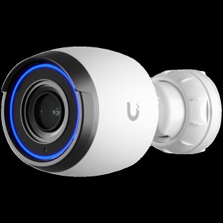 UBIQUITI G4 Pro; 4K (8MP) video resolution; 3x optical zoom;I event detections; 15 m (50 ft) IR night vision; Audio recording with an integrated microphone; Connect and power using PoE; Weatherproof (outdoor exposed)