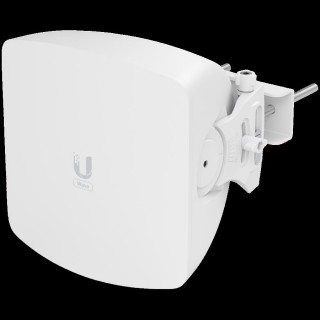 UBIQUITI Wave AP; Max. throughput: 5.4 Gbps (2.7 Gbps duplex); 30° sector coverage; 5 GHz weatherproof backup radio (Max. throughput: 800 Mbps); 2.5 GbE and (1) 10G SFP+ WAN ports; Integrated GPS & Bluetooth; 15 client capacity: Wave Pro (8 km link range