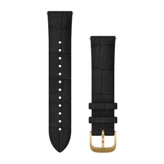 Garmin Luxe Quick Release Leather Band, 20 mm, Black