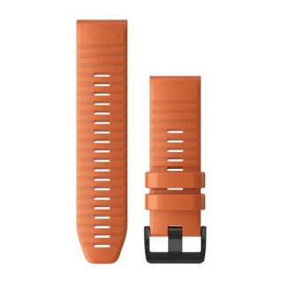 Garmin QuickFit 26mm Watch Strap for fenix 6X, Amber Orange