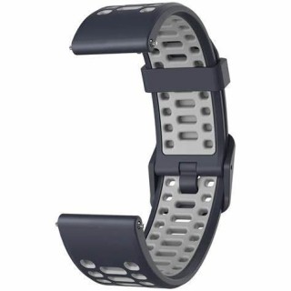 Coros Silicone Watch Band, 20mm, Dark Navy