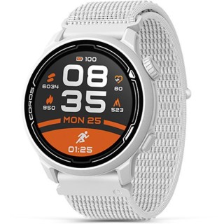 Coros PACE 2 Premium GPS Watch, White with Nylon band