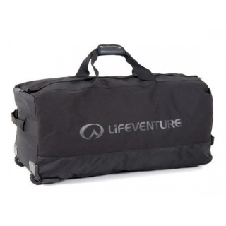 Lifeventure Expedition Wheeled Duffle, 120 Litre Roll-Base, Black