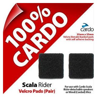 Cardo Scala rider velcro pads for microphone