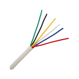 6 x 0,22 mm2, LSZH cable, white, Berica Cavi