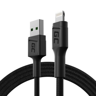Green Cell Cable GC PowerStream USB-A - Lightning 120cm quick charge Apple 2.4A