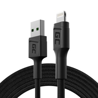 Green Cell Cable GC PowerStream USB-A - Lightning 200cm Quick charge Apple 2.4A