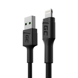 Green Cell Cable GC PowerStream USB-A - Lightning 30cm quick charge Apple 2.4A