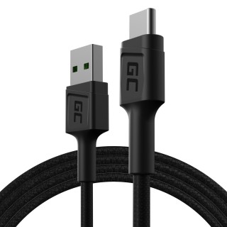 Green Cell Cable GC PowerStream USB-A - USB-C 120cm Ultra Charge, QC 3.0