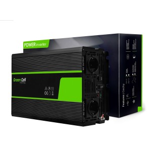 Green Cell Power Inverter 12V to 230V 1500W/3000W Pure sine wave