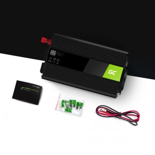 Green Cell Power Inverter 12V to 230V 1000W/2000W Modified sine wave