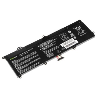 Green Cell Battery C21-X202 for Asus X201E F201E VivoBook F202E Q200E S200E X202E