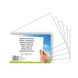 Белый картон Smiltainis, А4, 300 г/м2, 10 листов