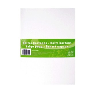 Белый картон Smiltainis, А4, 300 г/м2, 10 листов