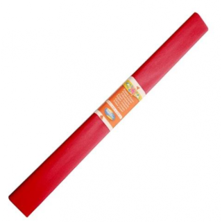 Kreppapīrs Clairefontaine, 50cmx2.5m, sarkans