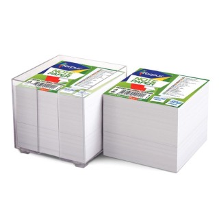 Бумага для заметок FORPUS, в пластмассовой коробке, 90x90мм, белая, 800 листиков