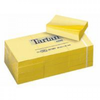 Клейкие листочки TARTAN, 38x51мм, 100 листов, желтые