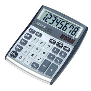 Kalkulators CITIZEN CDC-80, 8 zīmes, sudraba krāsā