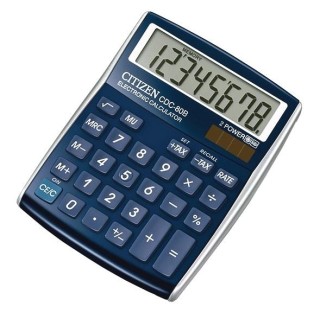 Kalkulators CITIZEN CDC-80BL, 8 zīmes, zils