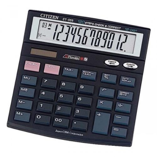 Kalkulators CITIZEN CT-555, 12 zīmes