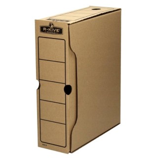 Архивная коробка для документов Fellowes Basics, 100мм, коричневая