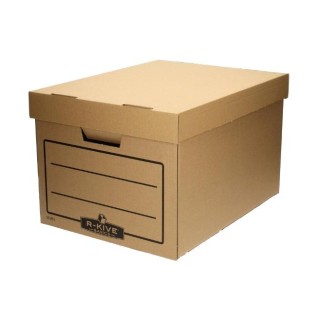 Архивная коробка со съемной крышкой Fellowes Basics, 325x260x415 мм, коричневая