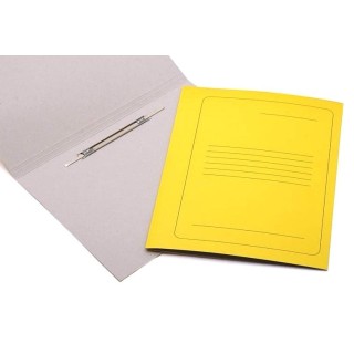 Папка-скоросшиватель Smiltainis, из картона, A4, желтая