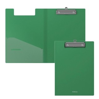 Папка планшет с крышкой ErichKrause Classik, A4, PP, зеленый