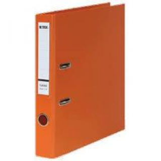 Папка-регистр DATEX CLASSIC, A4, 50мм, оранжевая