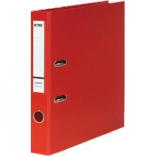 Папка-регистр DATEX CLASSIC, A4, 50мм, красная