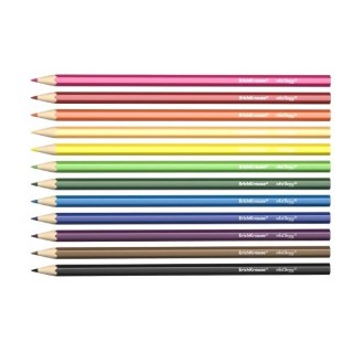 Цветные карандаши ErichKrause Hexagonal, 12 цветов