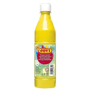 Guaša krāsa JOVI, pudelē, 500ml, dzeltena
