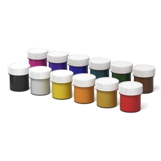 Guaša krāsas ErichKrause ArtBerry, 20ml x 12 krāsas