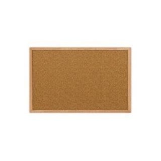 Пробковая доска с деревянной рамкой FORPUS PL, 45X60см, коричневая