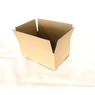 Картонная коробка для пакоматов, размер 1/2 M, 380 х 250 х 170 мм, коричневая