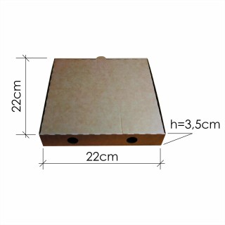 Коробка для пиццы, 220x220x35мм