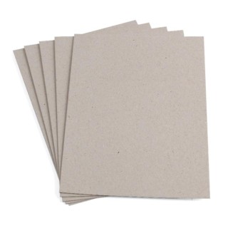 Оберточная бумага в листах, 80см х 120см, 80 г/м2, серая, переработанная бумага, 13 листов