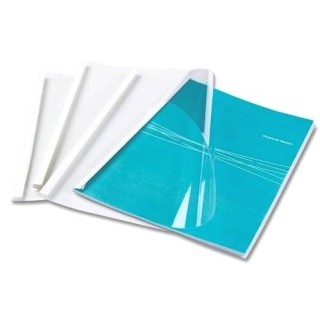 Обложки для термо-переплёта FELLOWES Standing, 61-80 листов, 8мм, белые, 100шт.