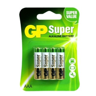 Baterijas GP Super AAA/LR03 Alkaline, 1.5V, 8 gab.