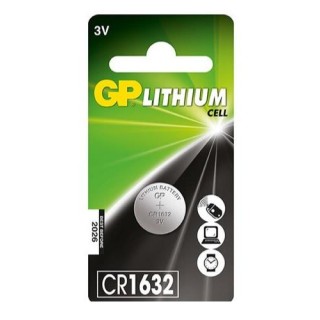 Baterijas GP Super CR1632, Lithium, 3V, 1 gab.