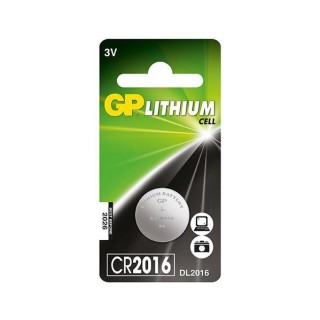 Baterijas GP Super CR2016 / DL2016, Lithium, 3V, 1 gab.