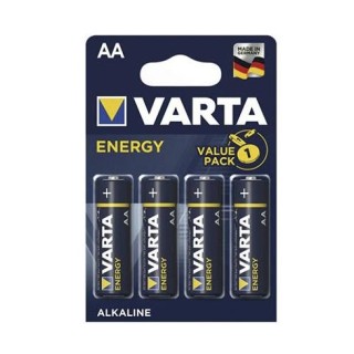 Батарейки VARTA ENERGY AA MN1500/LR6, Alkaline, 1,5V, 4 шт.