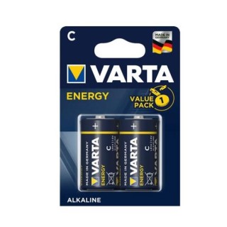Батарейки VARTA ENERGY C LR14/MN1400, Alkaline, 1,5V, 2 шт.