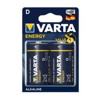 Батарейки VARTA ENERGY D LR20/MN1300, Alkaline, 1,5V, 2 шт.