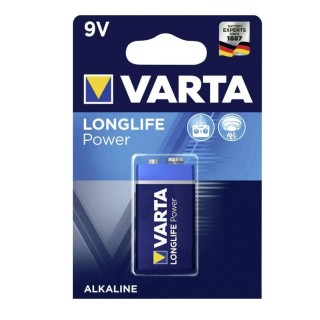 Baterijas VARTA LONGLIFE 6LR61 Alkaline krona, 9V, 1 gab.